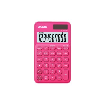 Casio calculator, 10-stellig, red Casio calculator, 10-stellig, red