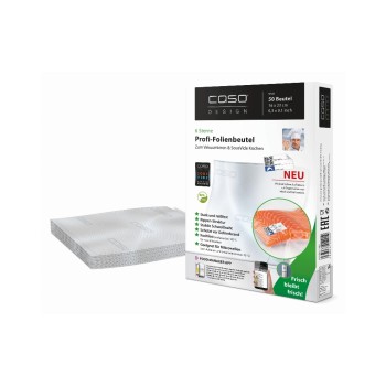 Caso Sacs pour emballer sous vide, 16x23 cm 50 sachet pour appareils caso Caso Sacs pour emballer sous vide, 16x23 cm 50 sachet pour appareils caso