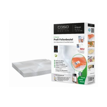 Caso Sac pour emballage sous vide 30x40 cm, 50 sacs, Caso et autres marques Caso Sac pour emballage sous vide 30x40 cm, 50 sacs, Caso et autres marques