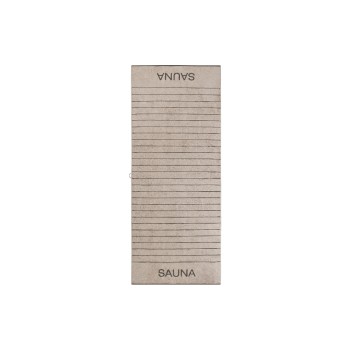 Cawö Serviette de sauna Balance Doubleface 80 x 200 cm, Sabler