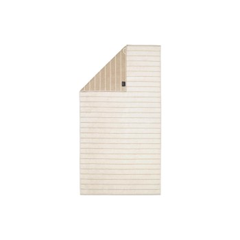 Cawö Serviette de douche Balance Doubleface 80 x 150 cm, Natur