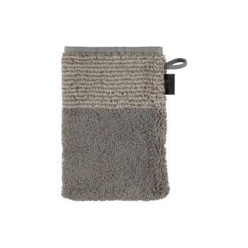 Cawö Gant de toilette Two Tone 16 x 22 cm, Graphite Cawö Gant de toilette Two Tone 16 x 22 cm, Graphite