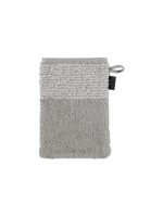 Cawö Gant de toilette Two Tone 16 x 22 cm, Platine