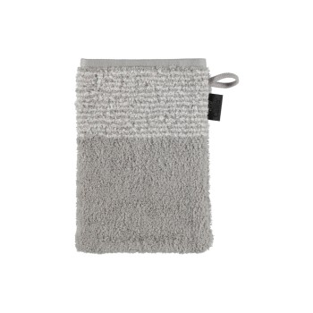 Cawö Gant de toilette Two Tone 16 x 22 cm, Platine Cawö Gant de toilette Two Tone 16 x 22 cm, Platine