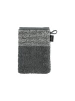 Cawö Gant de toilette Two Tone 16 x 22 cm, Schiefer
