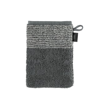 Cawö Gant de toilette Two Tone 16 x 22 cm, Schiefer Cawö Gant de toilette Two Tone 16 x 22 cm, Schiefer