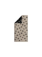 Cawö Duschtuch WE Love Dogs, Paws, 80 x 150 cm, black 