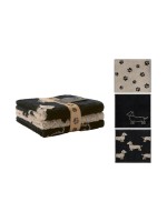 Cawö Seiflappen WE Love Dogs, Mix (3er Pack), 30x30, Schwarz