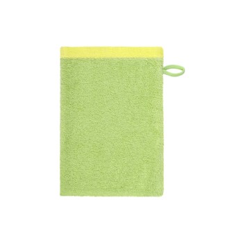 Cawö Waschhandschuh Lifestyle Splash, 16 x 22 cm, Pistazie/Lemon Cawö Waschhandschuh Lifestyle Splash, 16 x 22 cm, Pistazie/Lemon