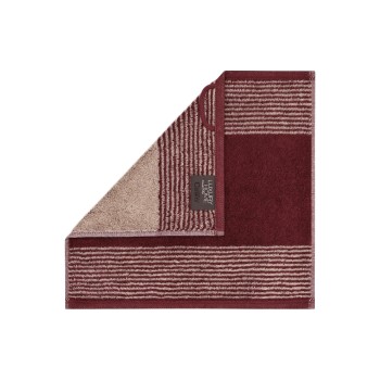 Cawö Seiftuch Two-Tone, bordeaux, 30 x 30 Cawö Seiftuch Two-Tone, bordeaux, 30 x 30