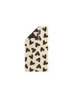 Cawö Serviette de douche Heart Beats 70 x 140 cm, Gris