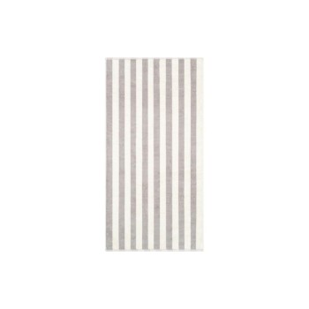 Cawö Serviette de douche Bold 70 x 140 cm, Gris/Nature