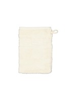 Cawö Waschhandschuh Noblesse, beige 16 x 22