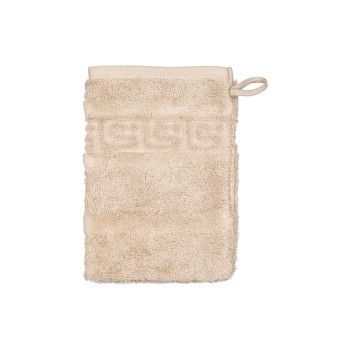 Cawö Gant de toilette Noblesse 16 x 22 cm, Beige