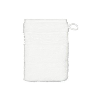 Cawö Gant de toilette Noblesse 16 x 22 cm, Blanc
