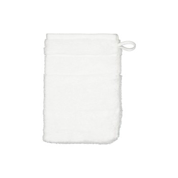 Cawö Gant de toilette Noblesse 16 x 22 cm, Blanc