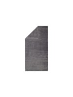 Cawö Serviette de douche Noblesse 80 x 160 cm, Gris foncé