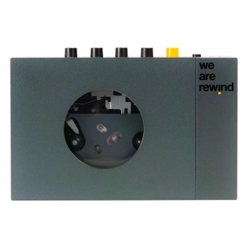 CE Lecteur de cassettes portable we are rewind Gris; Noir