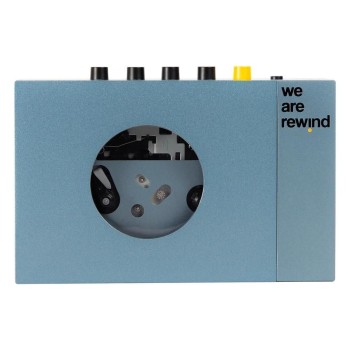 CE Lecteur de cassettes portable we are rewind Bleu