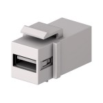 CeCoNet Module Keystone USB A-B Blanc