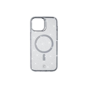 Cellular Sparkle Case Magsafe, iPhone 15, Transparent