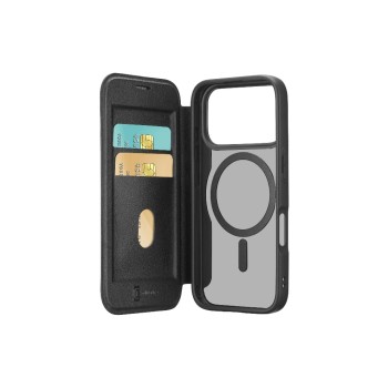 Cellular Magsafe Book Cover, iPhone 17 Pro, black