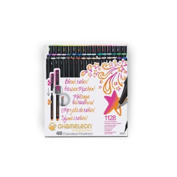 Chameleon Fineliner Set, 48 Stück Chameleon Fineliner Set, 48 Stück