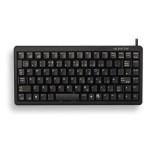 Cherry Kompakt Tastatur G84-4100, US Layout, Ultraflache Kompakt-Tastatur USB & PS/2