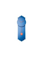 ChicMic Pendelum Clock - Time flies, 24x70cm, Holz, blue, Batterie exkl.