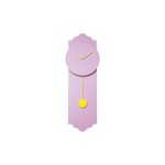 ChicMic Pendelum Clock - Time to remember, 24x70cm, Holz, lila, Batterie exkl.