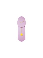 Chic Mic Horloge murale Pendelum Clock 24 x 70 cm, lilas