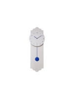 Chic Mic Horloge murale Pendelum Clock 24 x 70 cm, gris
