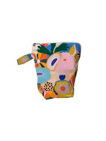 ChicMic Cotton Beutel-Burst of colors, 22.5x26.5x10cm, 100% Bio Baumwolle