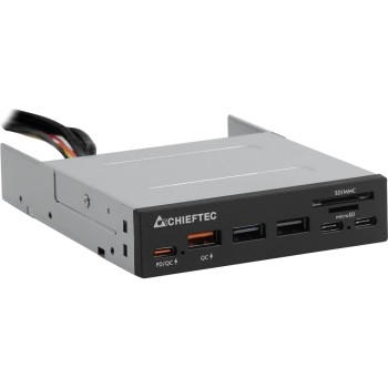 Chieftec Cardreader CRD-908H, 3.5, 2x USB3.2 Type-A, 2x USB3.2 Type-B