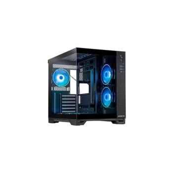 Chieftec mATX Gehäuse GM-30B-TG-OP, black, 2x 2.5, 2x 3.5, Hartglas, RGB-Ventilator Chieftec mATX Gehäuse GM-30B-TG-OP, black, 2x 2.5, 2x 3.5, Hartglas, RGB-Ventilator