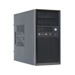 Chieftec mATX Gehäuse CT-01B, black, 2x 5.25