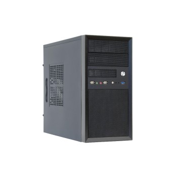 Chieftec mATX Gehäuse CT-01B, black, 2x 5.25 Chieftec mATX Gehäuse CT-01B, black, 2x 5.25