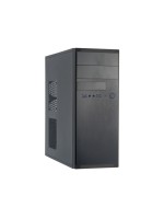 Chieftec Midi Tower HQ-01B, black  o.NT, 2x5.25, 1x3.5, 3x2.5 int., 2x USB3.0