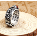 Ring - Chinese made  material type:  antiqued silver 