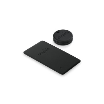 Chipolo Trouveur de clés et de porte-monnaie Spot Bundle, Noir Chipolo Trouveur de clés et de porte-monnaie Spot Bundle, Noir