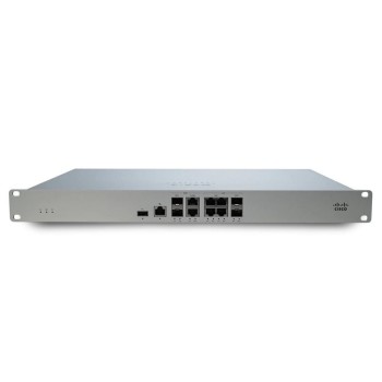 Meraki MX105: Cloud Managed SA, 2xGE WAN, 8xGE, 2xSFP 1G Meraki MX105: Cloud Managed SA, 2xGE WAN, 8xGE, 2xSFP 1G