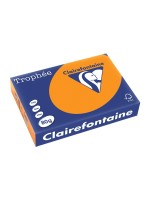 Fischer Papier Kopierpapier Trophée, neonorange, 500 Blatt, 80gm2