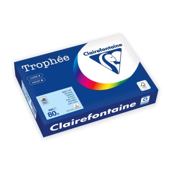 Clairefontaine Trophée FSC A4, 80 gm², Sky Blue, 500 Blatt