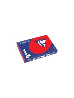 Clairefontaine Papier pour photocopie Trophée Colored Copy FSC A3, rouge, 80 g/m² Clairefontaine Papier pour photocopie Trophée Colored Copy FSC A3, rouge, 80 g/m²