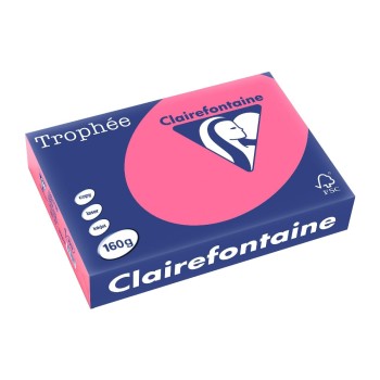 Clairefontaine Trophée FSC A4, 160 gm², pink, 250 Blatt