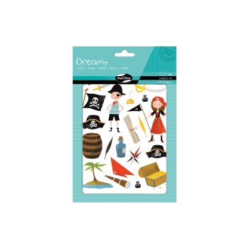 Clairefontaine Sticker Sweety Piraten, 6 Stickerbögen Clairefontaine Sticker Sweety Piraten, 6 Stickerbögen