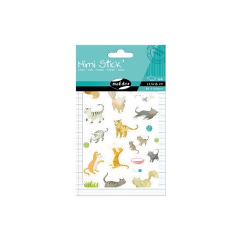 Clairefontaine Sticker Mimi Katzen, 4 Stickerbögen Clairefontaine Sticker Mimi Katzen, 4 Stickerbögen