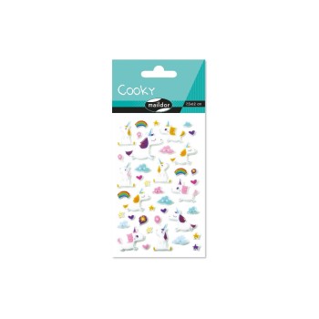 Clairefontaine Sticker Cooky Einhörner, 1 Stickerbogen Clairefontaine Sticker Cooky Einhörner, 1 Stickerbogen