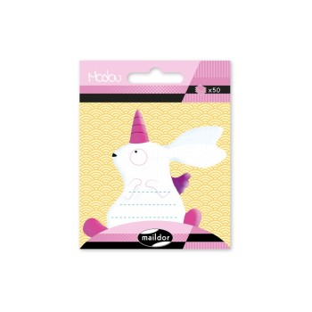 Clairefontaine Fiche de bloc-notes 7.5 x 11.5 cm, lapin licorne Clairefontaine Fiche de bloc-notes 7.5 x 11.5 cm, lapin licorne