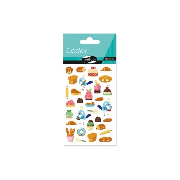 Clairefontaine Autocollant à motif 3D Pâtisserie